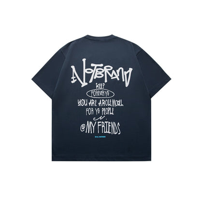 【URBANEST】【1着￥4990】【お得なSET商品】バックグラフィックストリートクルーネックTシャツ 2color 【UN0184】