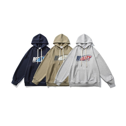 【URBANEST】printed pullover loose hoodie 3color 【UN0221】