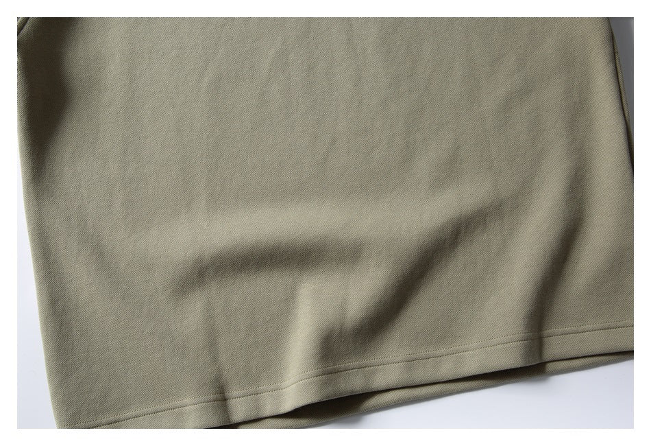 【URBANEST】half zip polo casual shirt 2color 【UN0205】