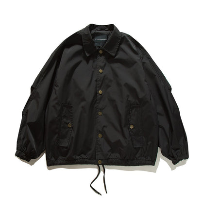 【URBANEST】drawstring hem loose coach jacket 4color 【UN0238】