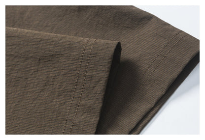 【URBANEST】utility zipper pocket short sleeve shirt 1color 【UN0211】