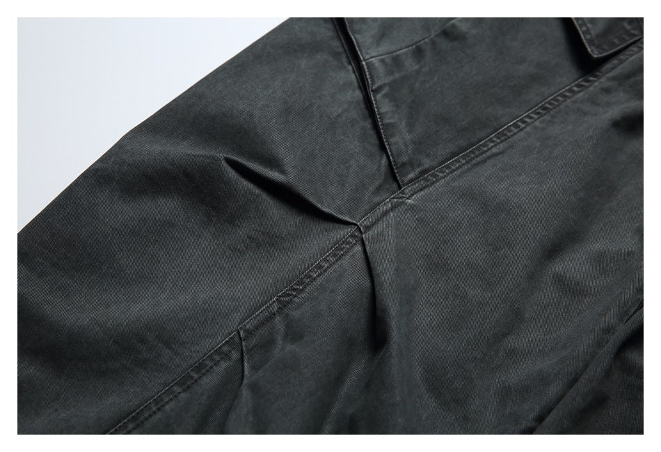 【URBANEST】wide silhouette 3D cargo pants 3color 【UN0240】