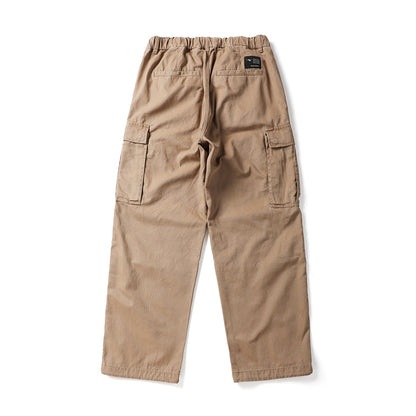 【URBANEST】camo knee tuck wide cargo easy pants 3color 【UN0243】