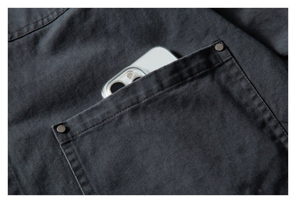 【URBANEST】corduroy collar canvas chore jacket 1color 【UN0242】