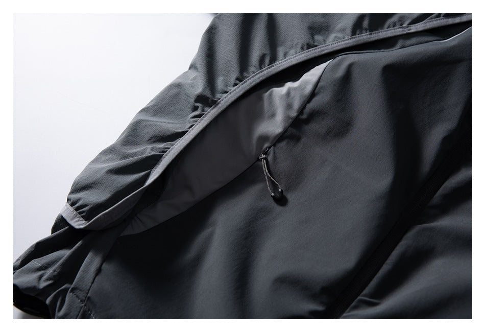 【URBANEST】2way detachable hooded nylon jacket 3color 【UN0250】