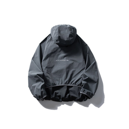 【URBANEST】2way detachable hooded nylon jacket 3color 【UN0250】
