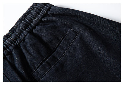 【URBANEST】curved seam loose fit denim pants 1color 【UN0223】