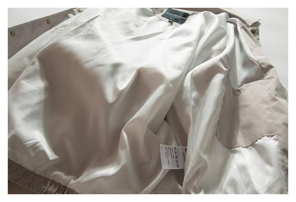 【URBANEST】drawstring hem loose coach jacket 4color 【UN0238】