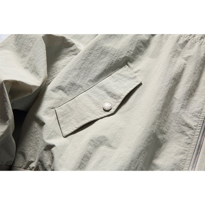 【URBANEST】stand collar flight zip jacket 2color 【UN0244】