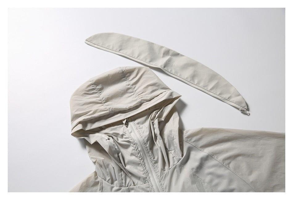 【URBANEST】lightweight hooded nylon jacket 2color 【UN0228】