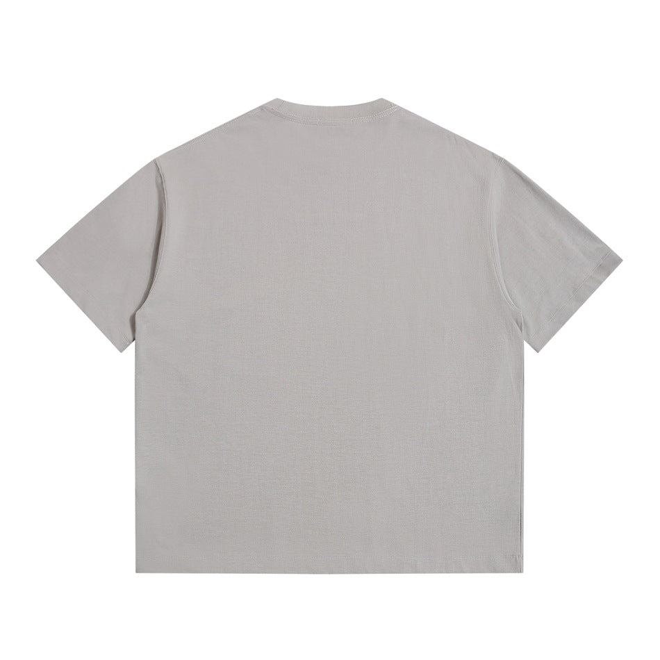 【URBANEST】chest text print casual t-shirt 5color 【UN0197】