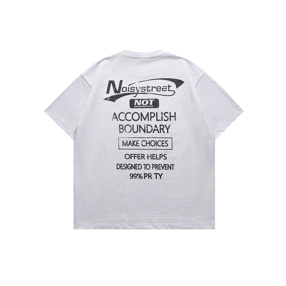 【URBANEST】バックプリントオーバーサイズクルーネックTシャツ 1color 【UN0183】