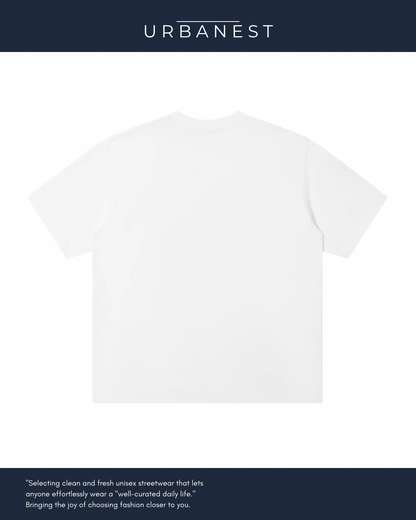 【URBANEST】ルーズフィットカーブロゴTシャツ UN0048