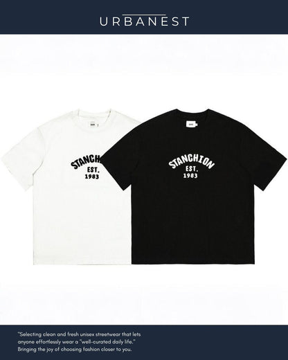 【URBANEST】【1着￥4490】【お得なSET商品】カレッジロゴクルーネックTシャツ 2color UN0096