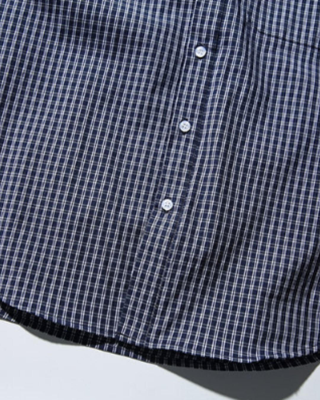 【URBANEST】ギンガムチェック半袖ボタンダウンシャツ 2color UN0090