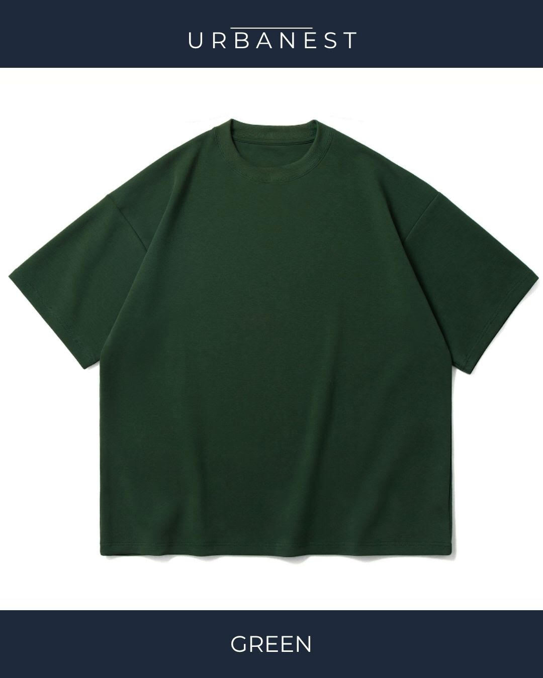 【URBANEST】ドロップショルダーオーバーサイズTシャツ 4color UN0074
