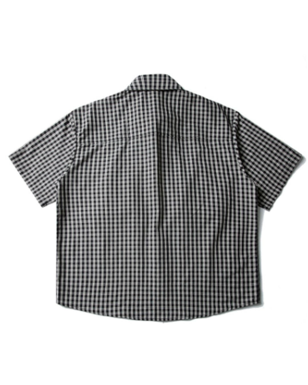 【URBANEST】チェック柄半袖フィッシングシャツ 2color UN0097