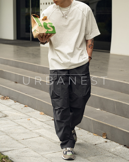 【URBANEST】マルチポケットテックカーゴパンツ 2color UN0107