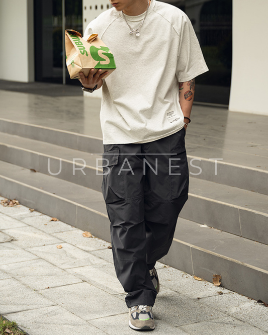 【URBANEST】マルチポケットテックカーゴパンツ 2color UN0107