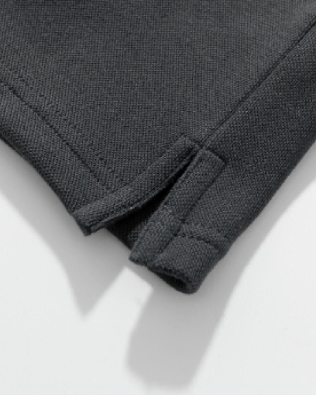 【URBANEST】オーバーサイズ3ボタン胸ポケット半袖ポロシャツ 4color UN0081