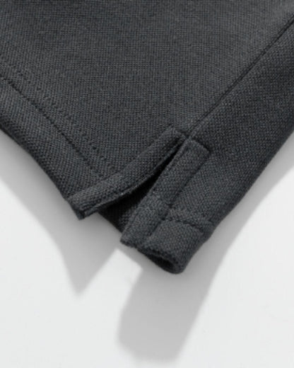 【URBANEST】オーバーサイズ3ボタン胸ポケット半袖ポロシャツ 4color UN0081