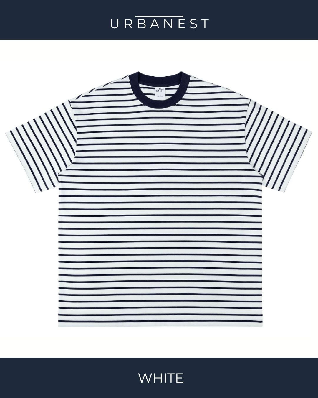 【URBANEST】【1着￥4990】【お得なSET商品】クルーネックボーダーTシャツ 3color UN0069