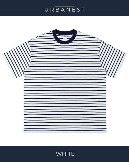【URBANEST】【1着￥4990】【お得なSET商品】クルーネックボーダーTシャツ 3color UN0069