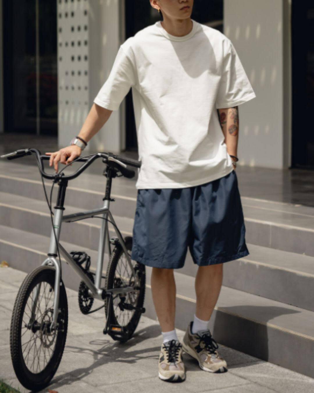 【URBANEST】テックワイドスーパーバギーショートパンツ 5color UN0078
