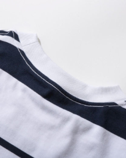 【URBANEST】ワイドボーダーオーバーサイズTシャツ 2color UN0075