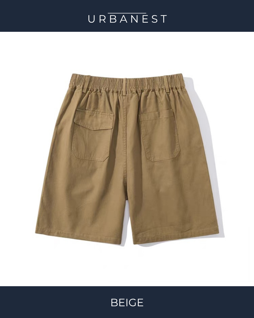 【URBANEST】    アシンメトリーポケットショートパンツ 3color UN0017