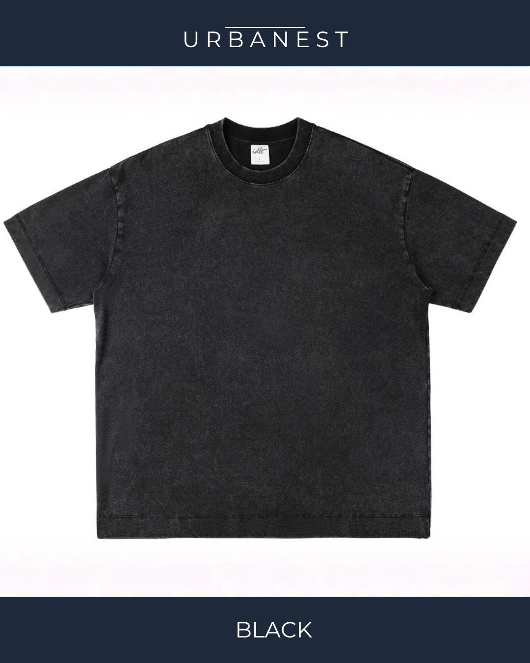 【URBANEST】【1着￥5490】【お得なSET商品】ストーンウォッシュクルーネックTシャツ 2color UN0072