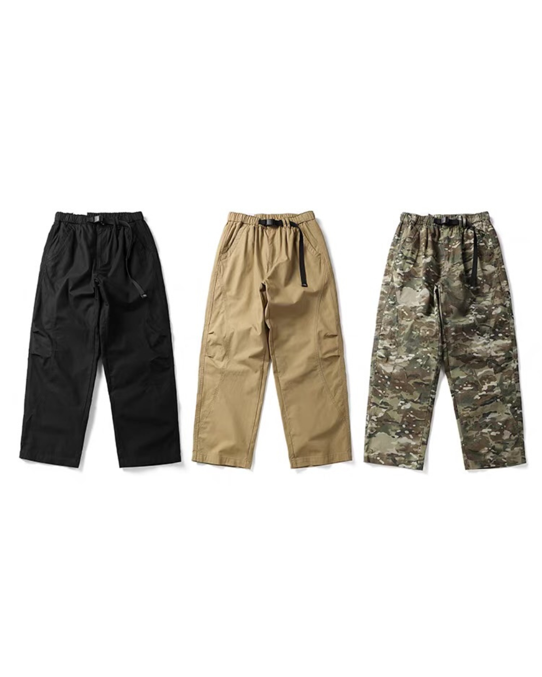 【URBANEST】クライミングウェビングベルトワークイージーパンツ 3color UN0046