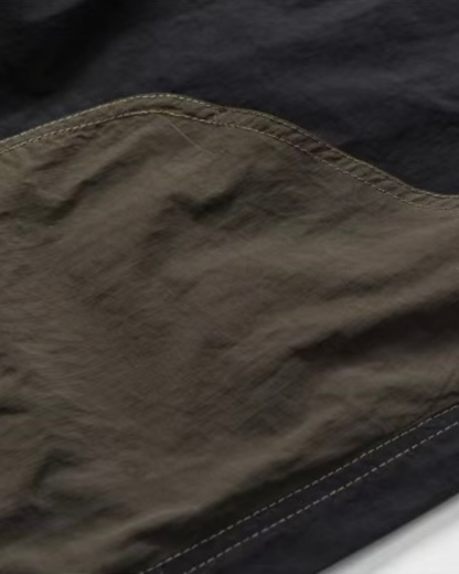 【URBANEST】ツートーンナイロンショートパンツ UN0032