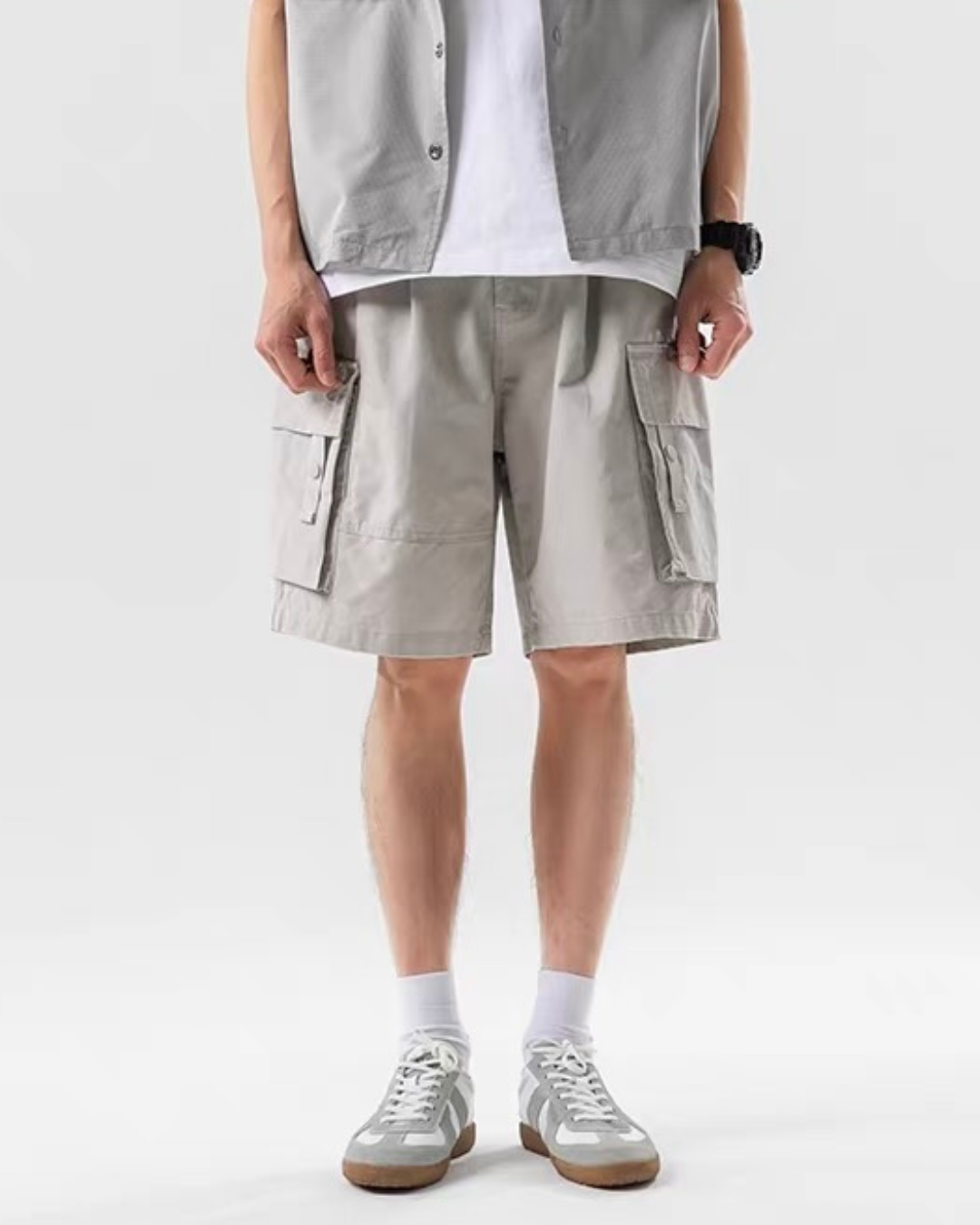 【URBANEST】フラップカーゴショートパンツ 3color UN0015