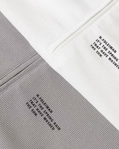【URBANEST】ワッフルポケットルーズTシャツ 2color UN0033