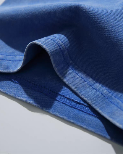 【URBANEST】ヴィンテージウォッシュロゴTシャツ 2color UN0012