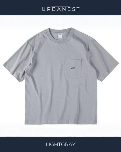 【URBANEST】【1着￥5490】【お得なSET商品】胸ポケットワンポイントクルーネックTシャツ 7color UN0073