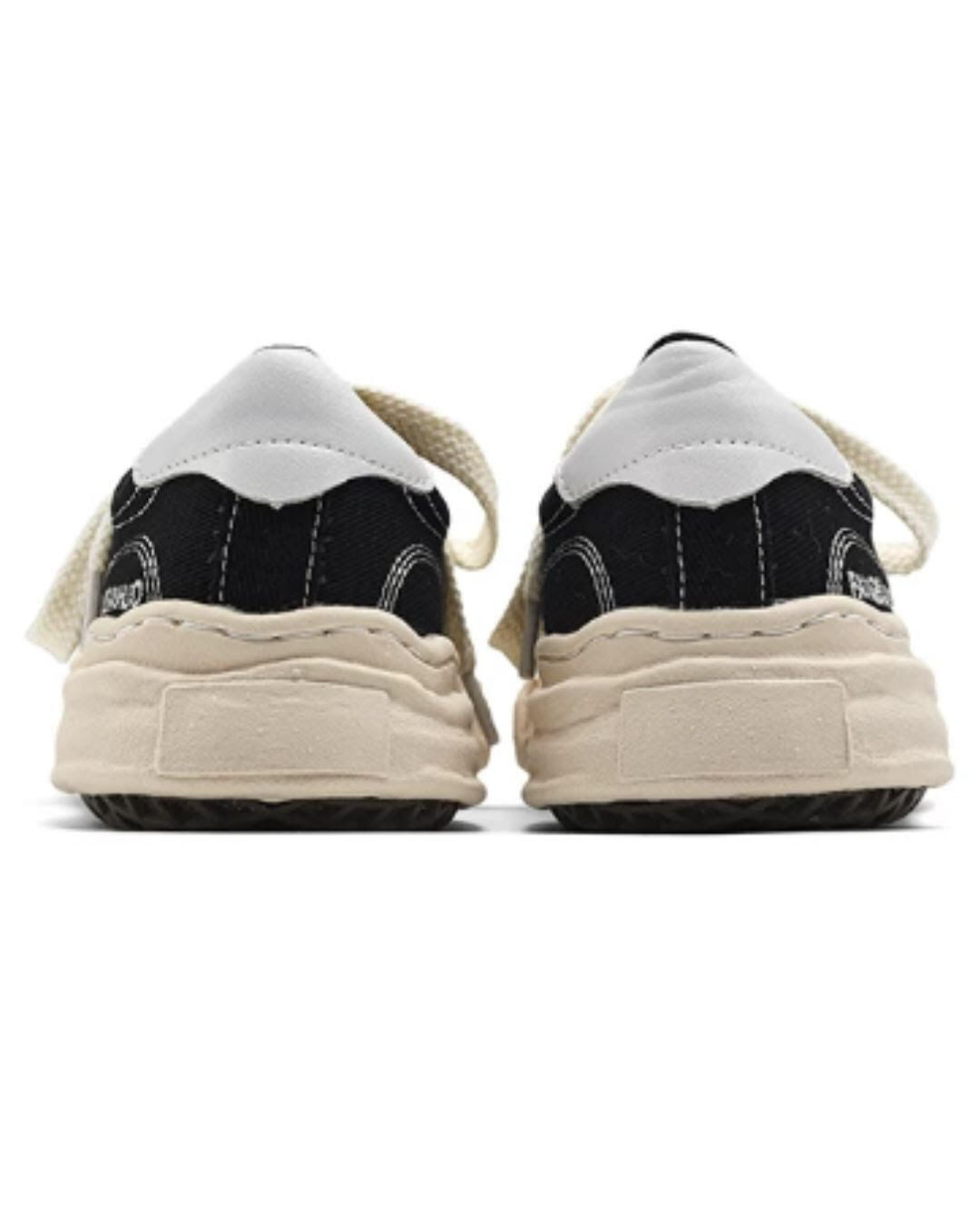 【URBANEST】極太ロープ風シューレースキャンバス厚底スニーカー 3color UN0055
