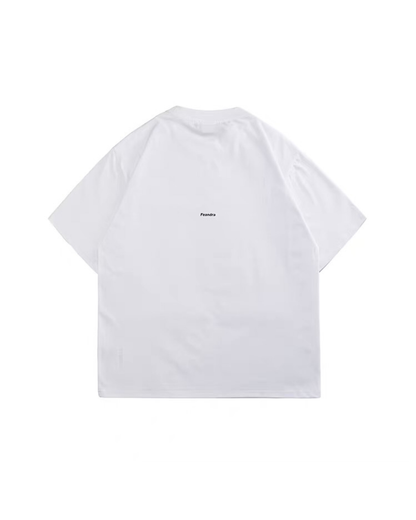 【URBANEST】ミニマルロゴステッチTシャツ 2color UN0021
