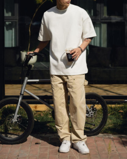 【URBANEST】ダブルニーワイドペインターワークパンツ 4color UN0083