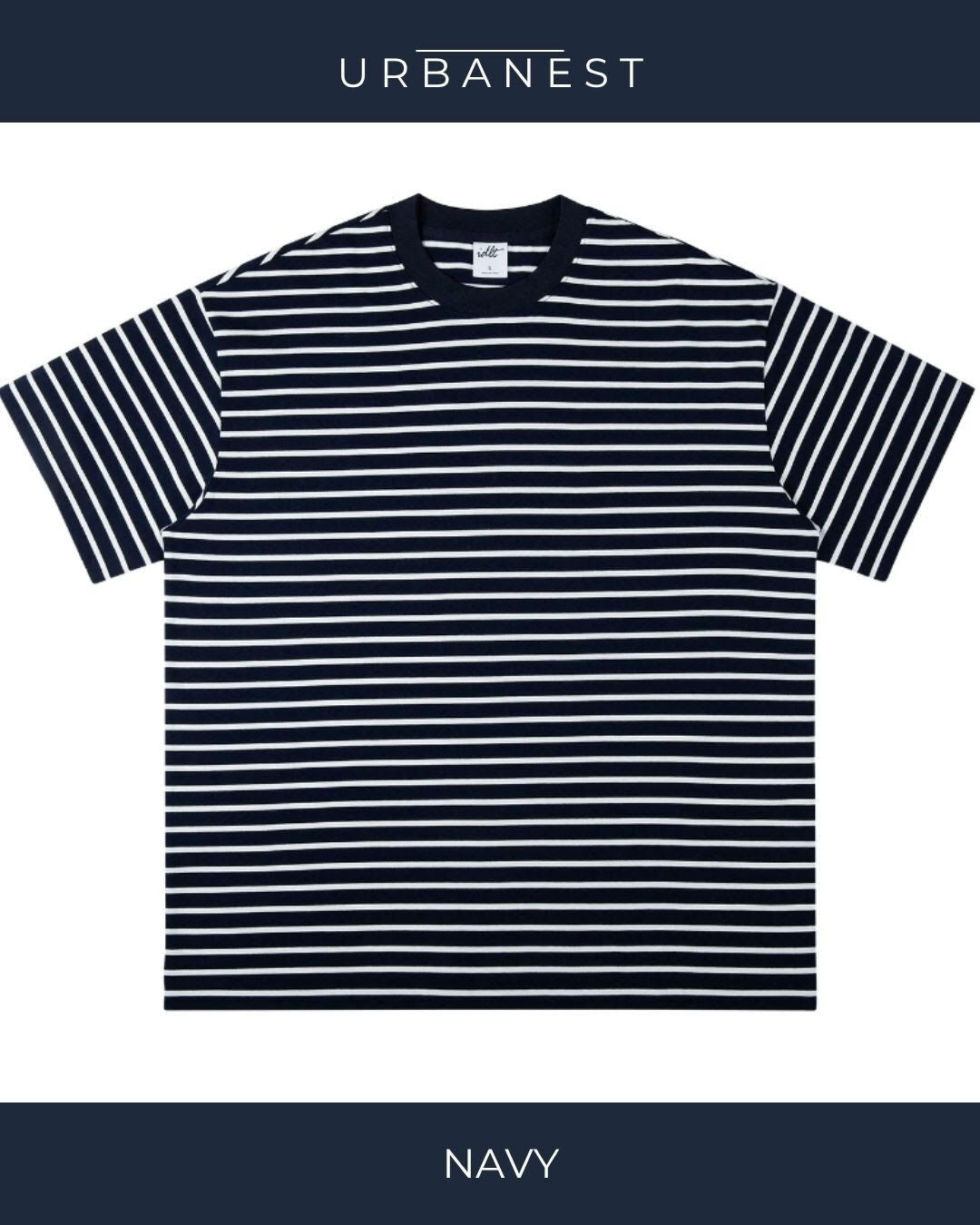 【URBANEST】【1着￥4990】【お得なSET商品】クルーネックボーダーTシャツ 3color UN0069
