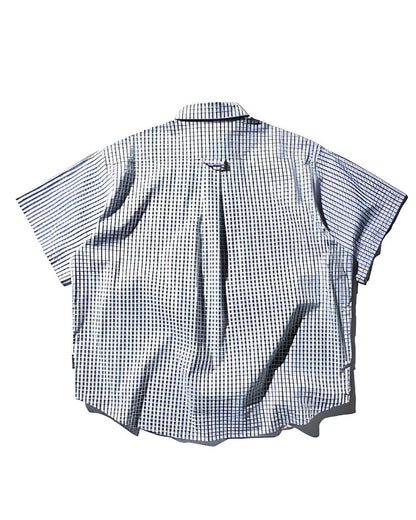 【URBANEST】ギンガムチェック半袖ボタンダウンシャツ 2color UN0090