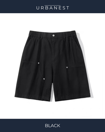 【URBANEST】    アシンメトリーポケットショートパンツ 3color UN0017