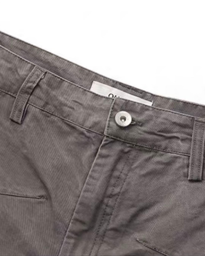 【URBANEST】ヴィンテージライクパネルデザインワイドパンツ 2color UN0022