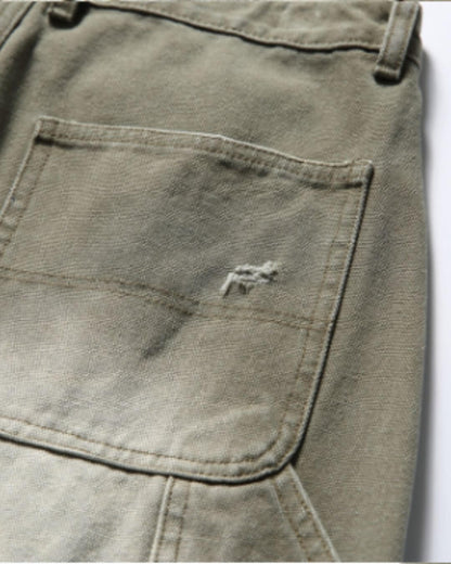 【URBANEST】ダメージ加工ダブルニーカットオフデニムバギーショーツ 3color UN0092
