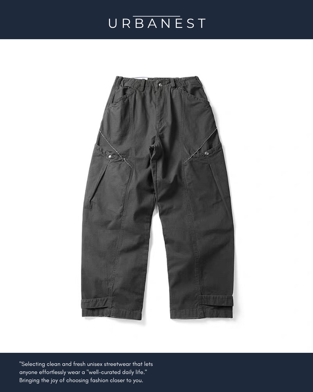 【URBANEST】ワイドカーゴバルーンパンツ 2color UN0045