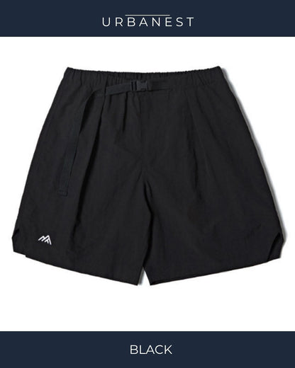 【URBANEST】ウェビングベルト付きアウトドアハーフパンツ 3color UN0099