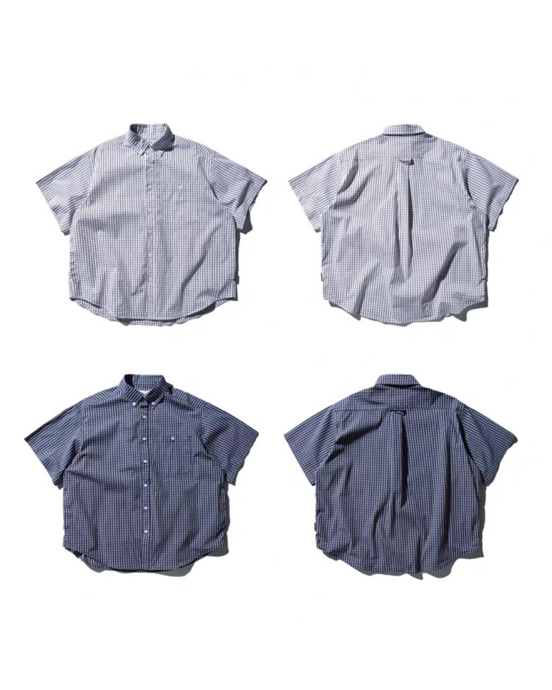 【URBANEST】ギンガムボタンダウンシャツ 2color UN0030