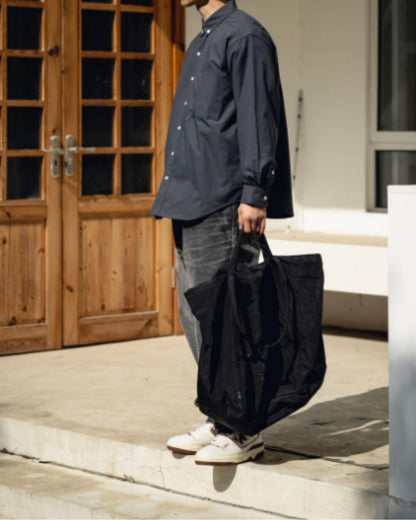 【URBANEST】ジップポケット長袖ボタンダウンシャツ 3color UN0084