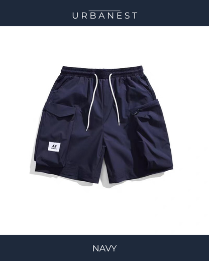 【URBANEST】マルチポケットカーゴショートパンツ 3color UN0009